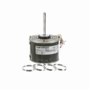 Marathon Direct Drive Motor, 1075 RPM, 1/6 HP, 115 V, 48Y Frame, Open Air Over