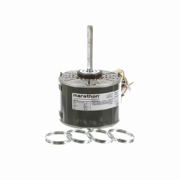 Marathon Direct Drive Motor, 1075 RPM, 1/6 HP, 115 V, 48Y Frame, Open Air Over