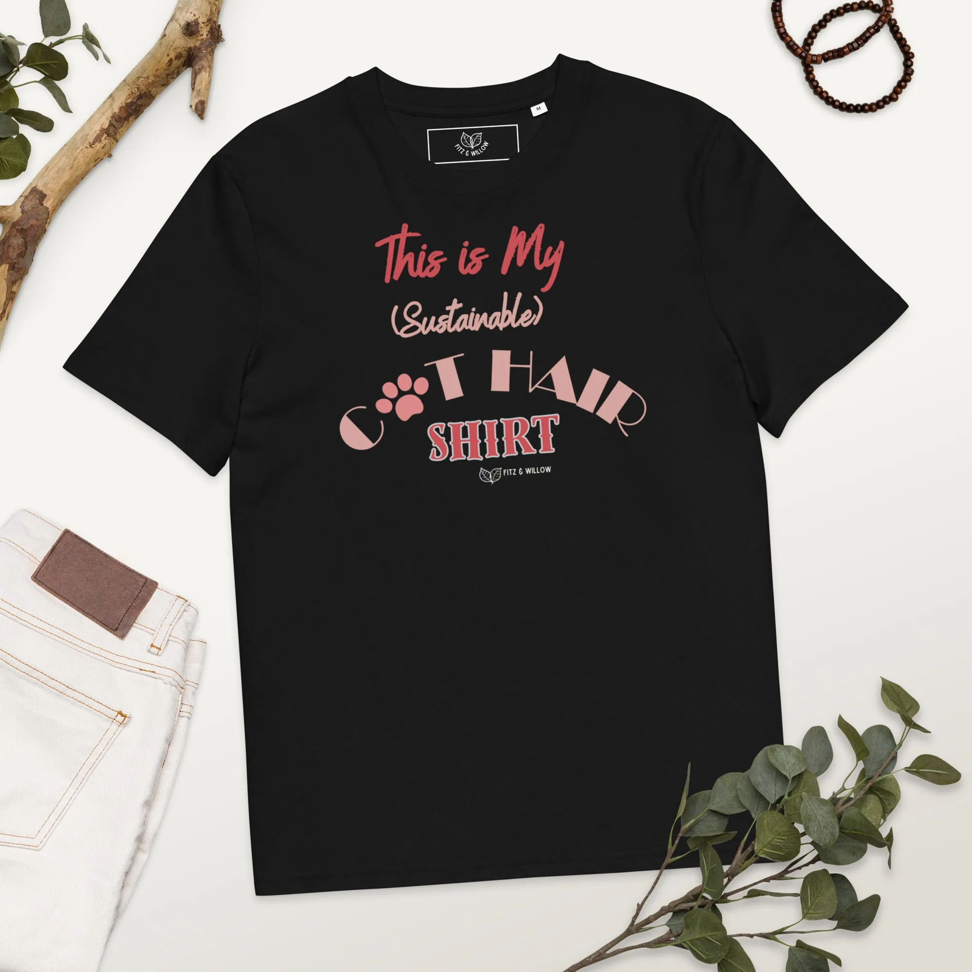 My cat fur sustainable T-shirt