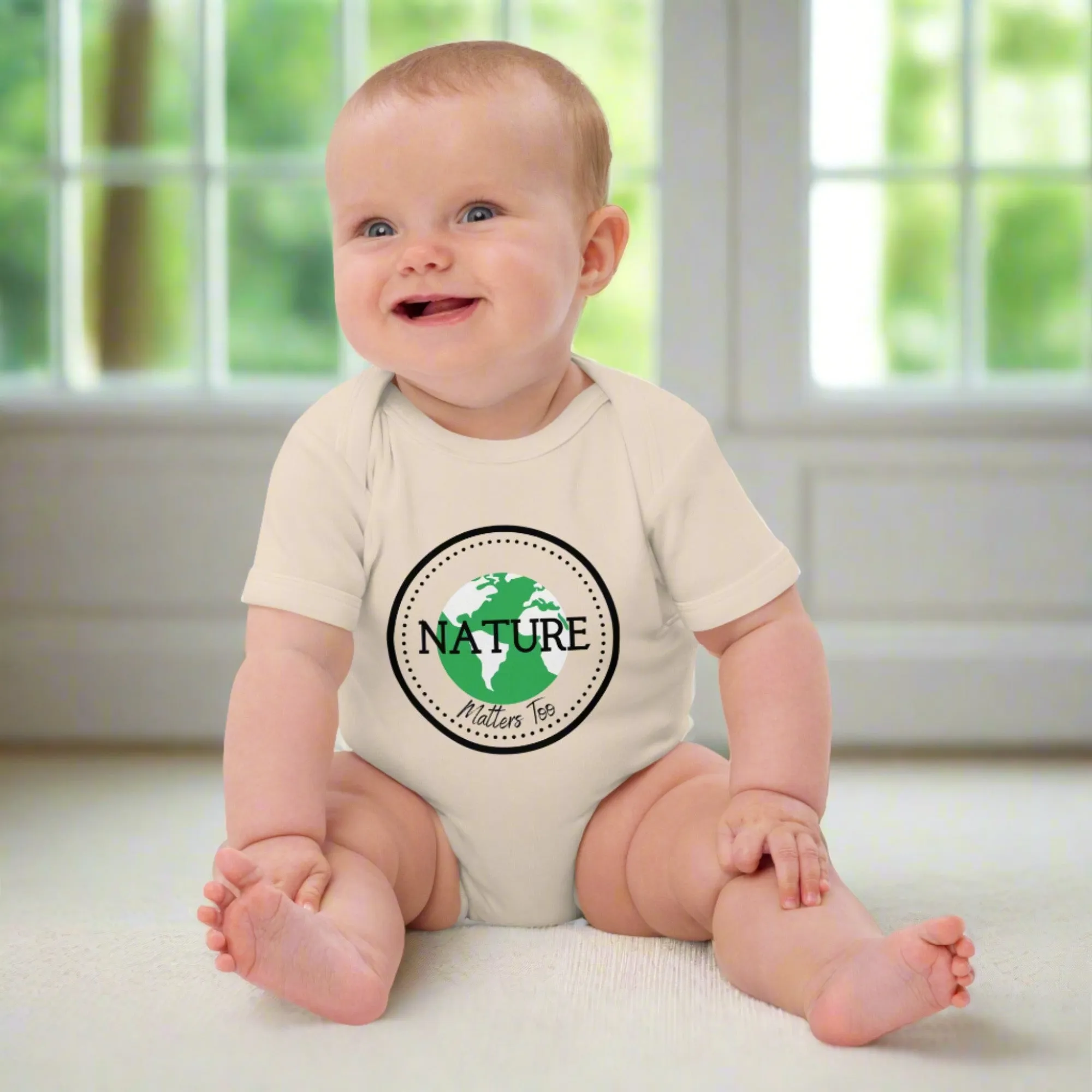 Nature matters too, Organic cotton newborn bodysuit
