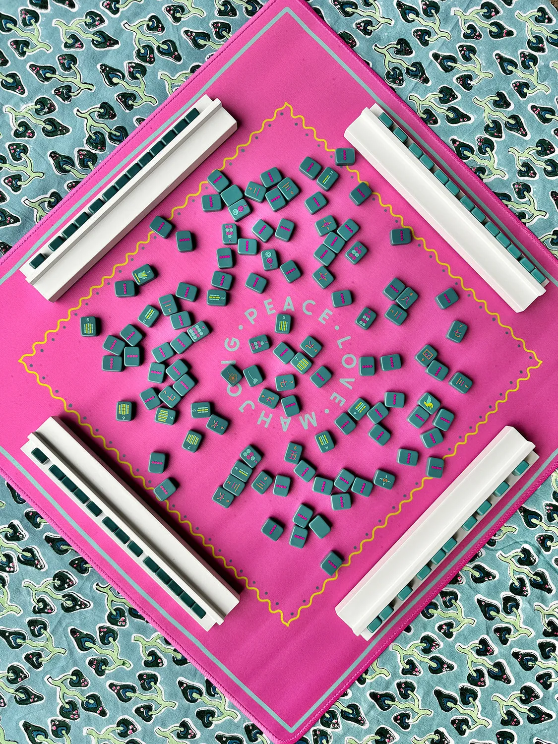 OG Travel Mahjong Set - Teal Tiles