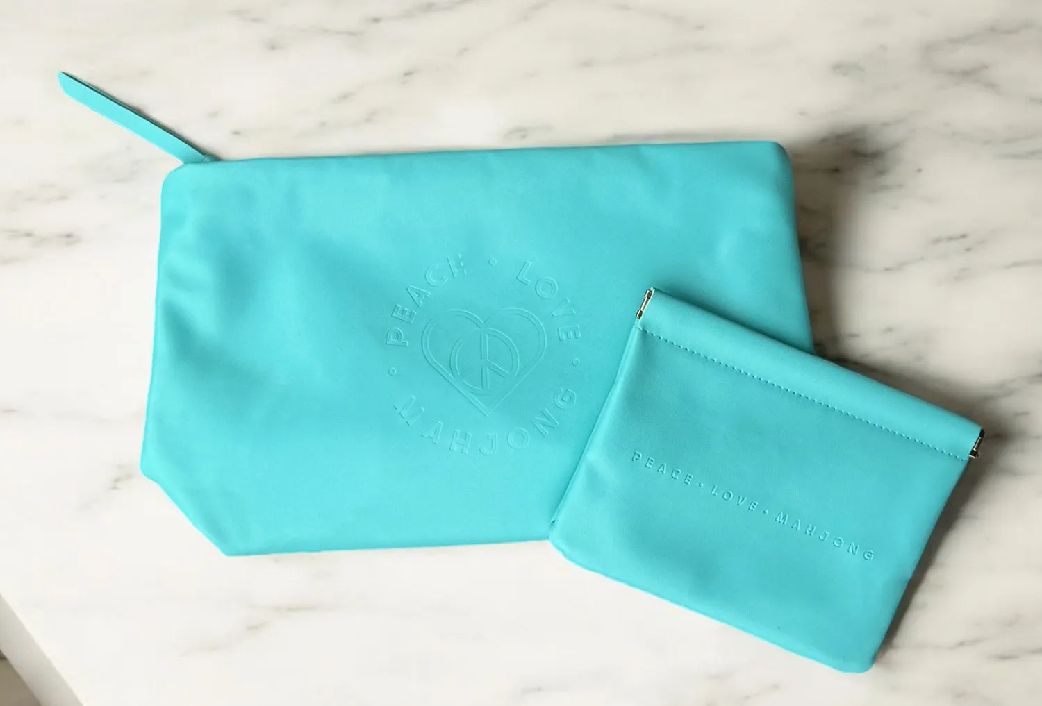 OG Travel Mahjong Set - Teal Tiles