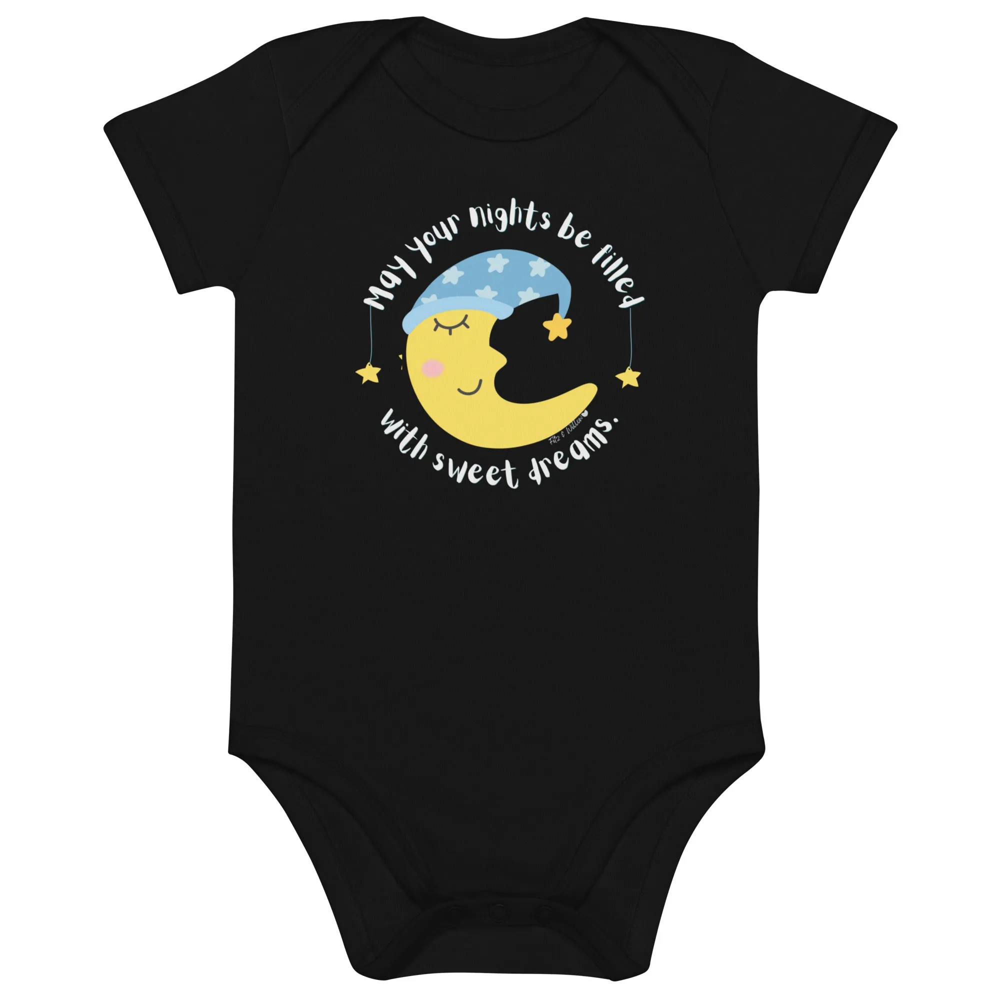 Organic cotton baby bodysuit, Sweet Dreams