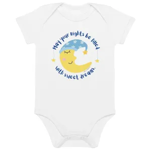 Organic cotton baby bodysuit, Sweet Dreams
