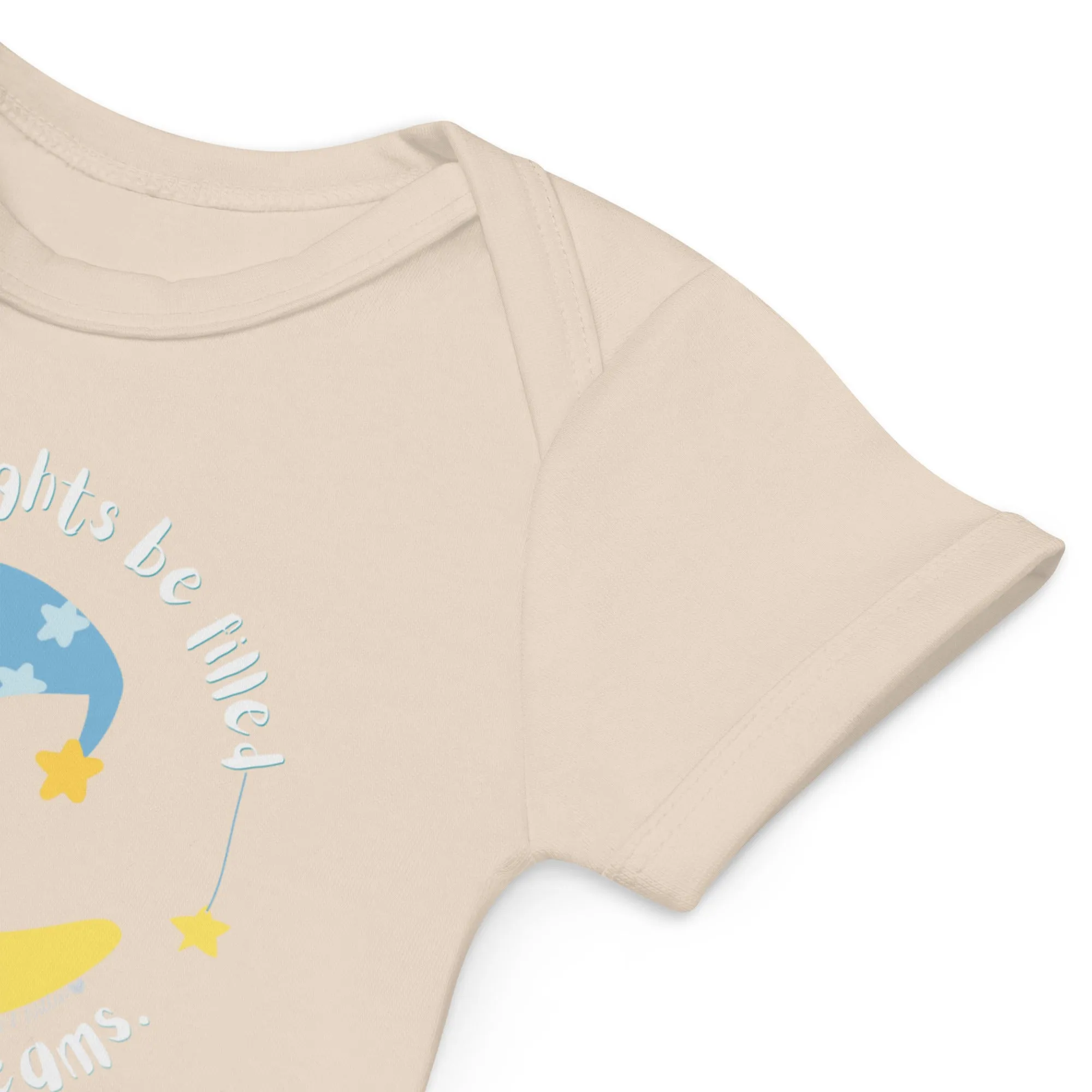 Organic cotton baby bodysuit, Sweet Dreams