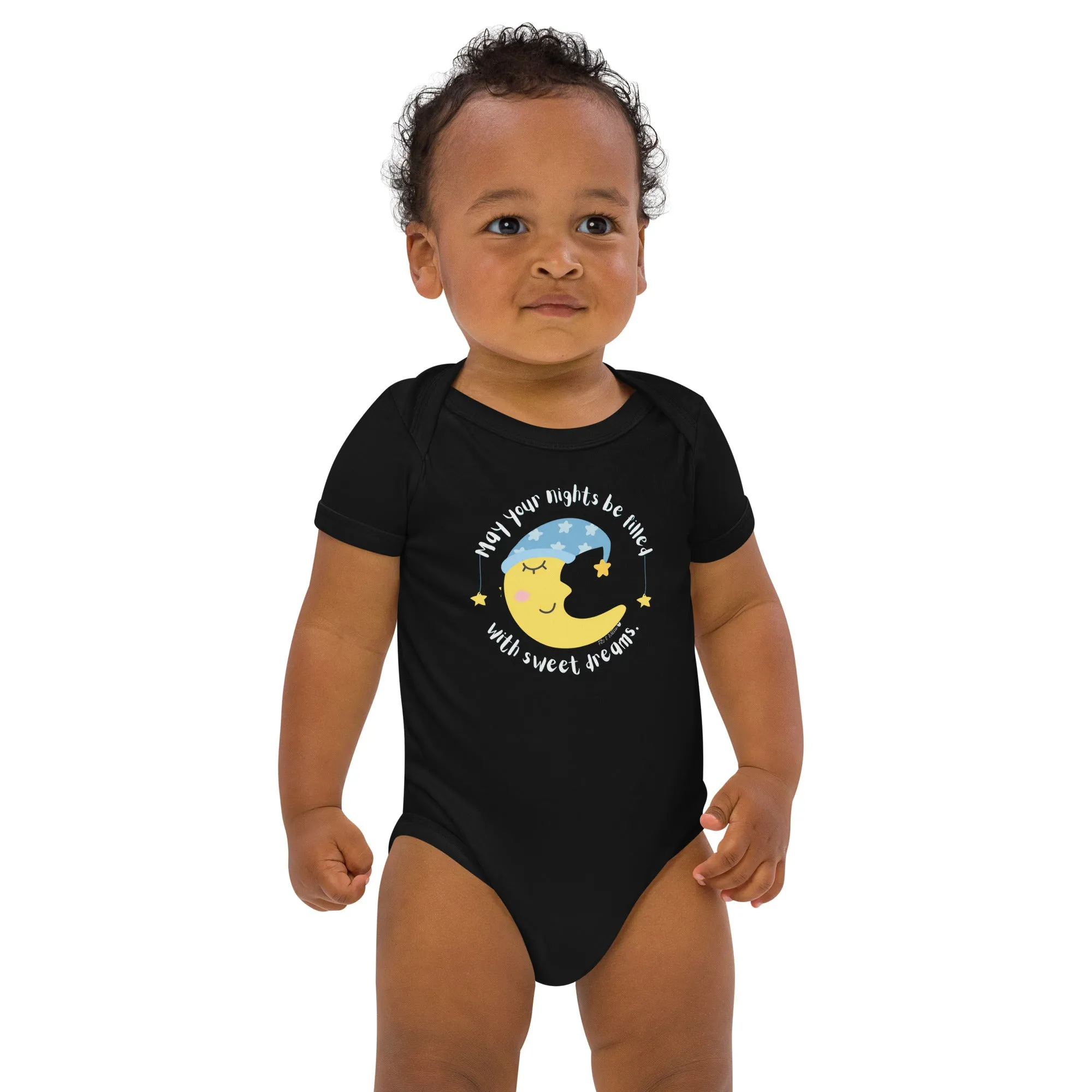 Organic cotton baby bodysuit, Sweet Dreams
