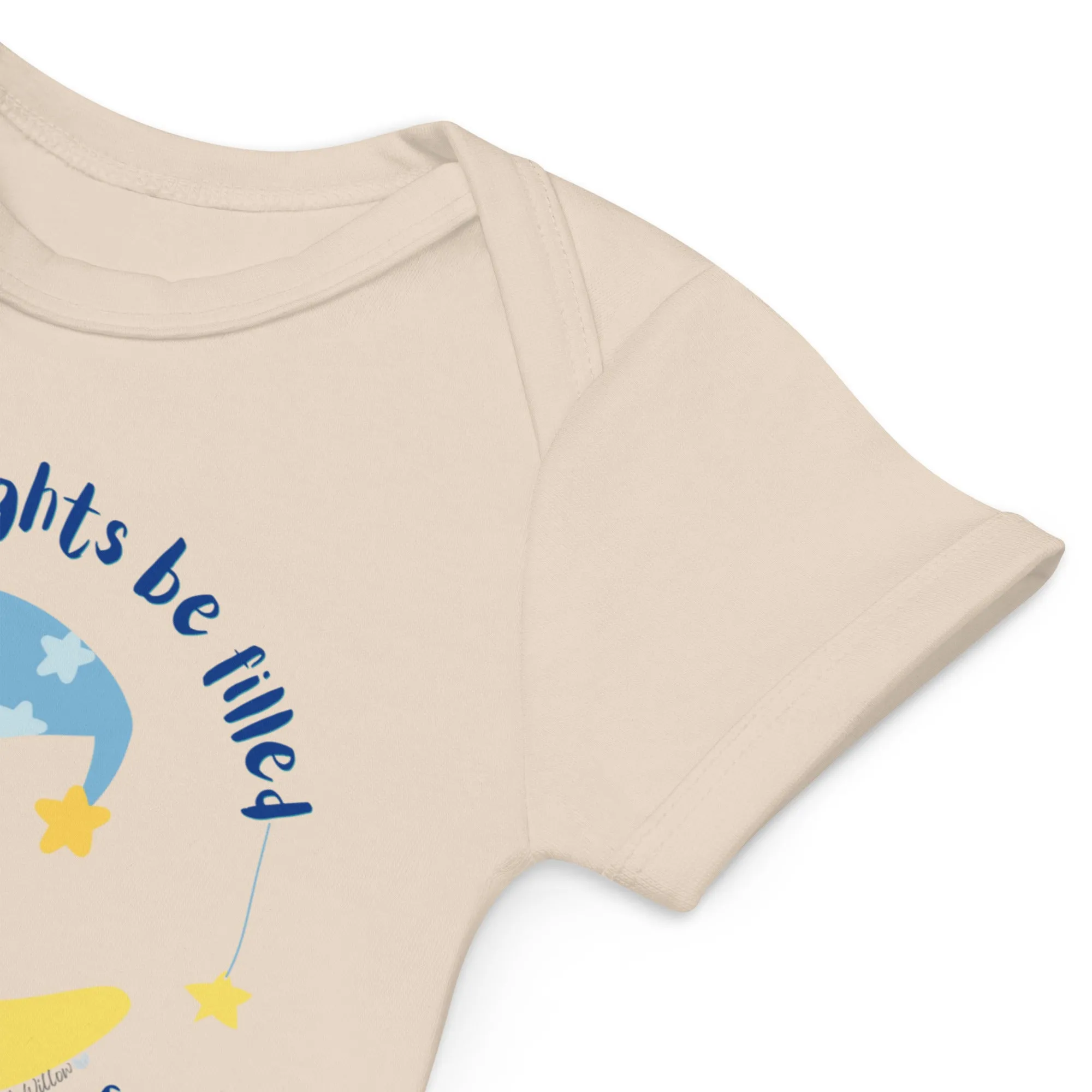 Organic cotton baby bodysuit, Sweet Dreams