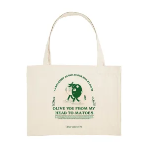 Other Side Store 'O-Love-Story' Shopper Organic Tote
