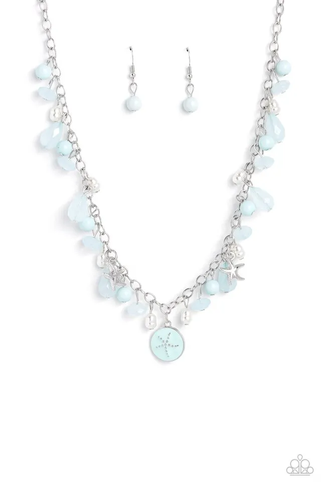 Paparazzi Necklace ~ Surfer Serenade - Blue
