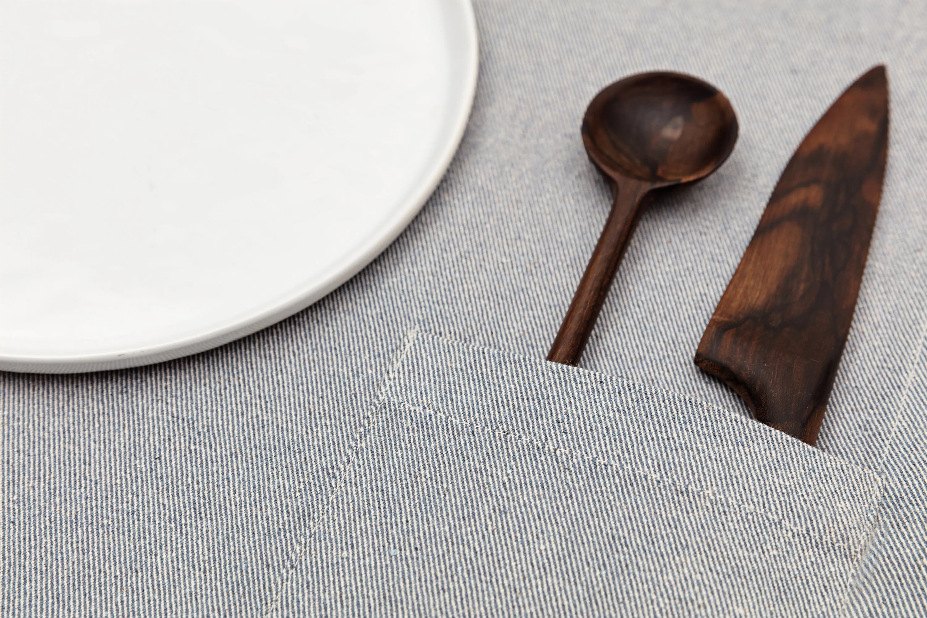 Placemats Set Sustainable Cotton (Blue) | Eco-Friendly