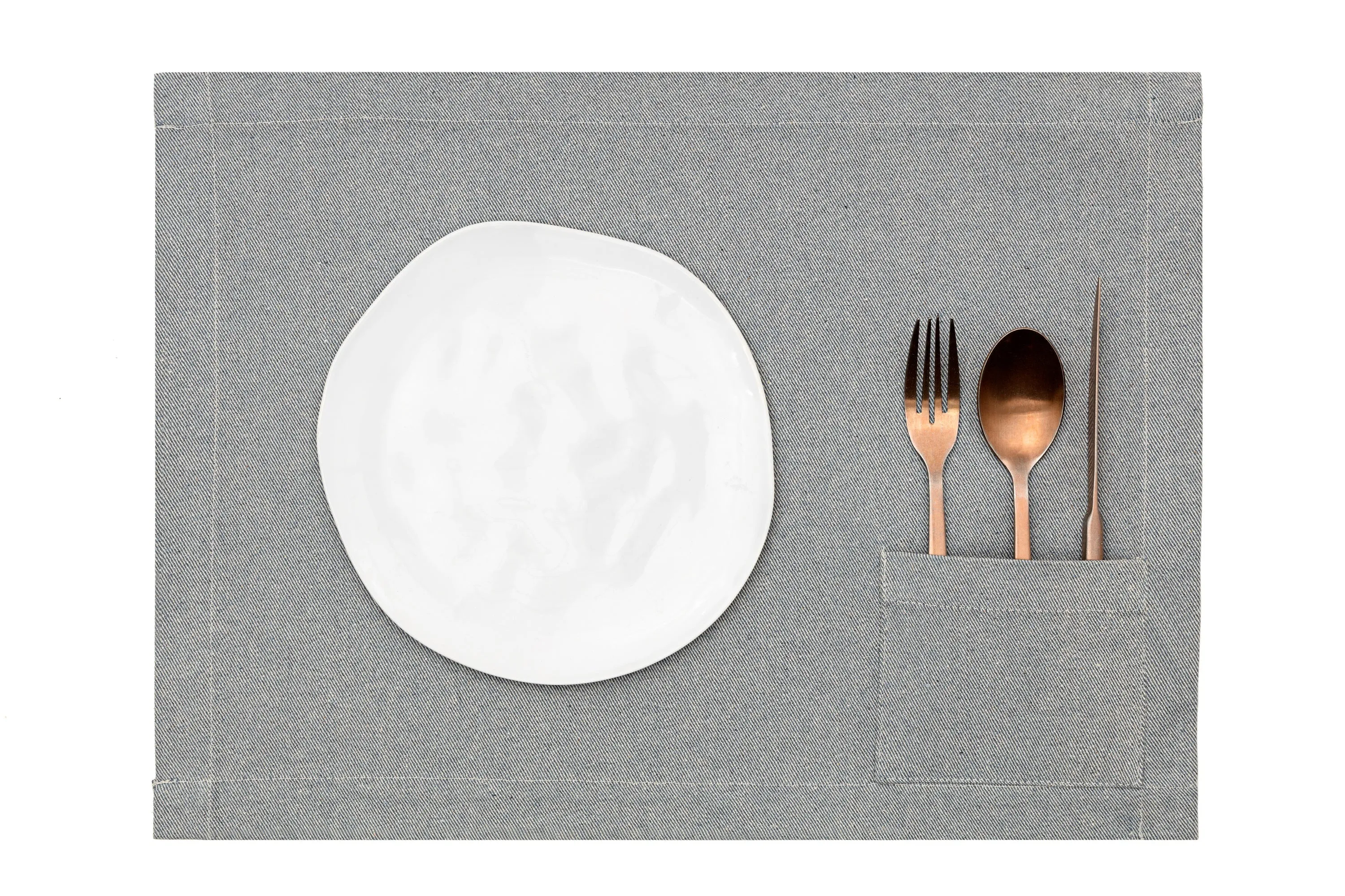 Placemats Set Sustainable Cotton (Blue) | Eco-Friendly