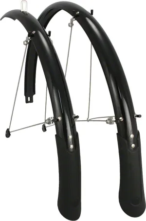 PLANET BIKE CASCADIA 700C X 45 FENDER SET: BLACK (700C X 25-35)