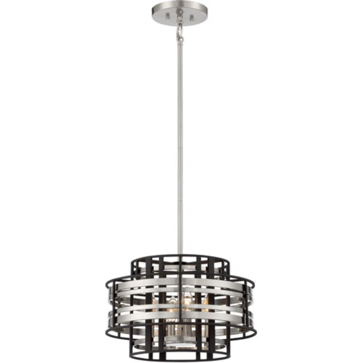 Presten 16 in. 4 lights Pendant Light Brushed Nickel Finish