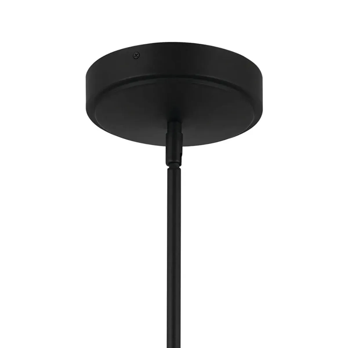 Priam 44 in. 6 Lights Chandelier Matte Black Finish