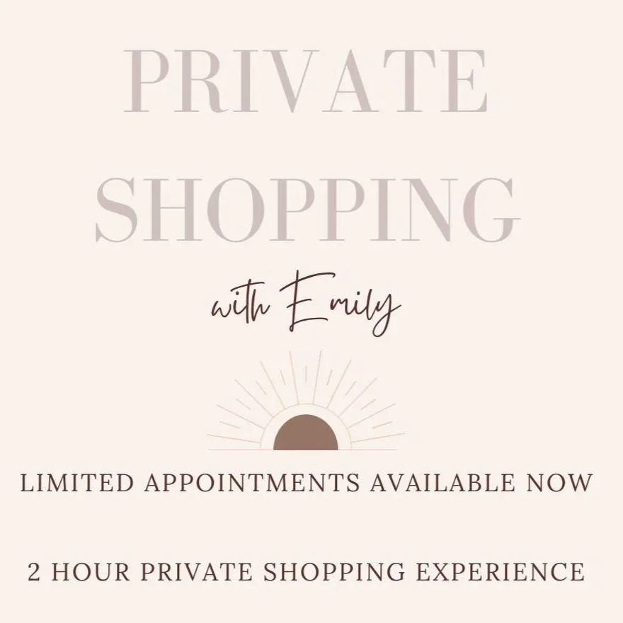 Private Shopping Appointment