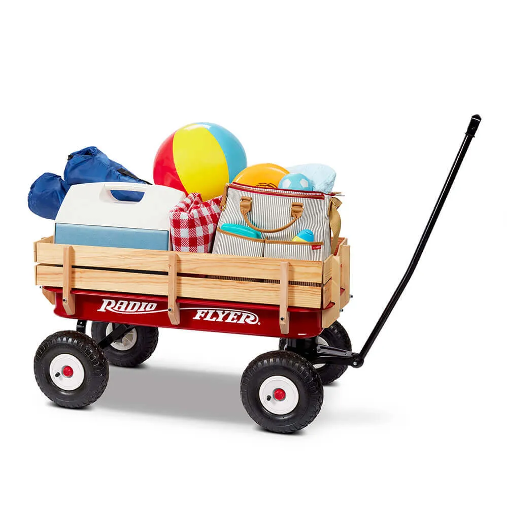 Radio Flyer All Terrain Steel & Wood Wagon
