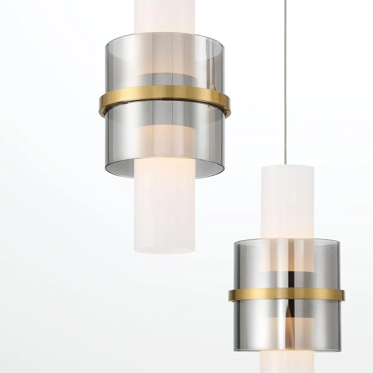 Rola 6 Lights 15 in. LED Chandelier Gold Finish