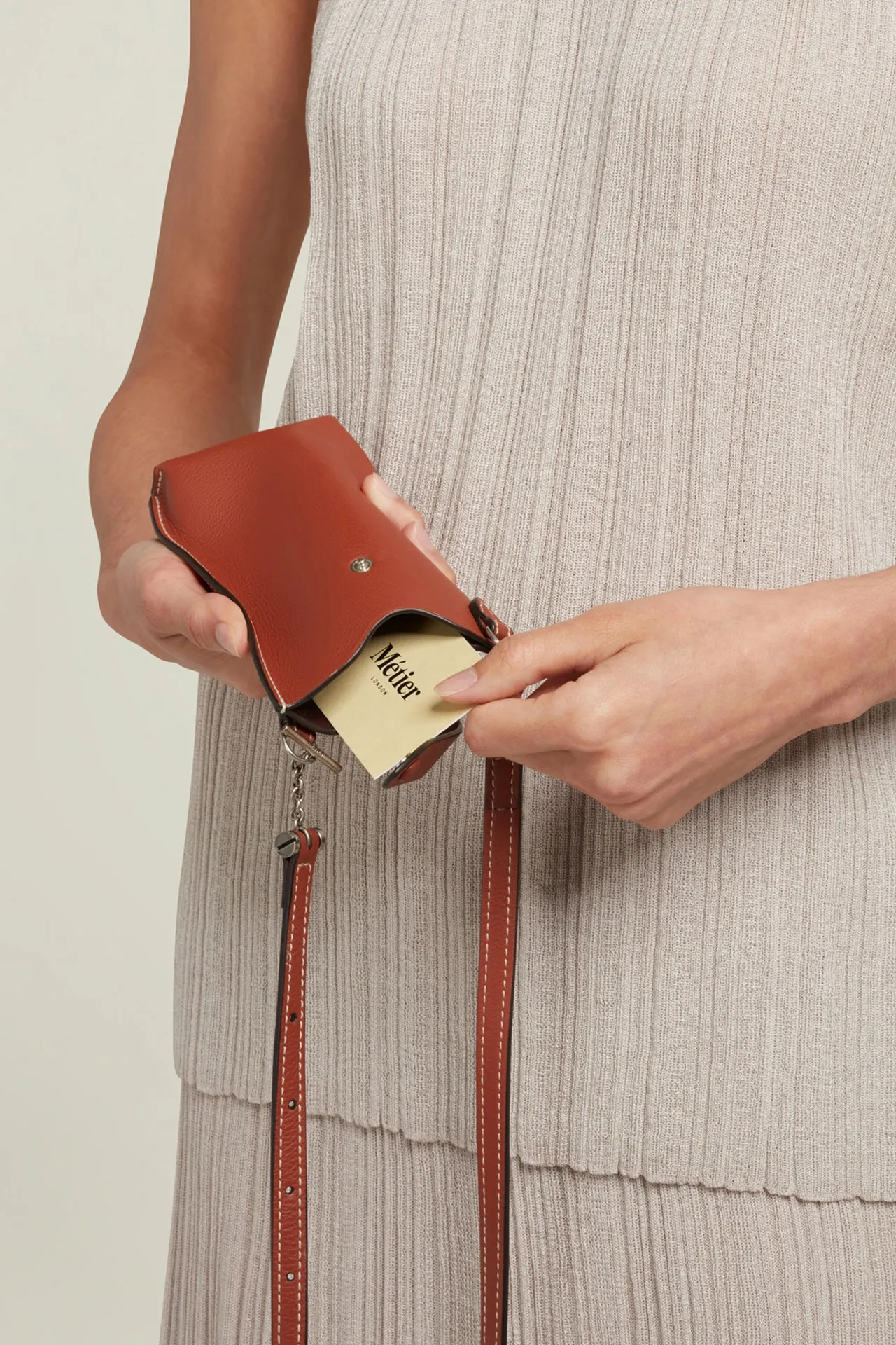 Sienna Smooth Calfskin Minimalist Pouch