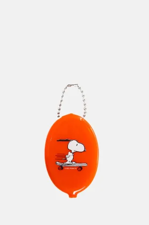 Snoopy Skateboard Coin Pouch