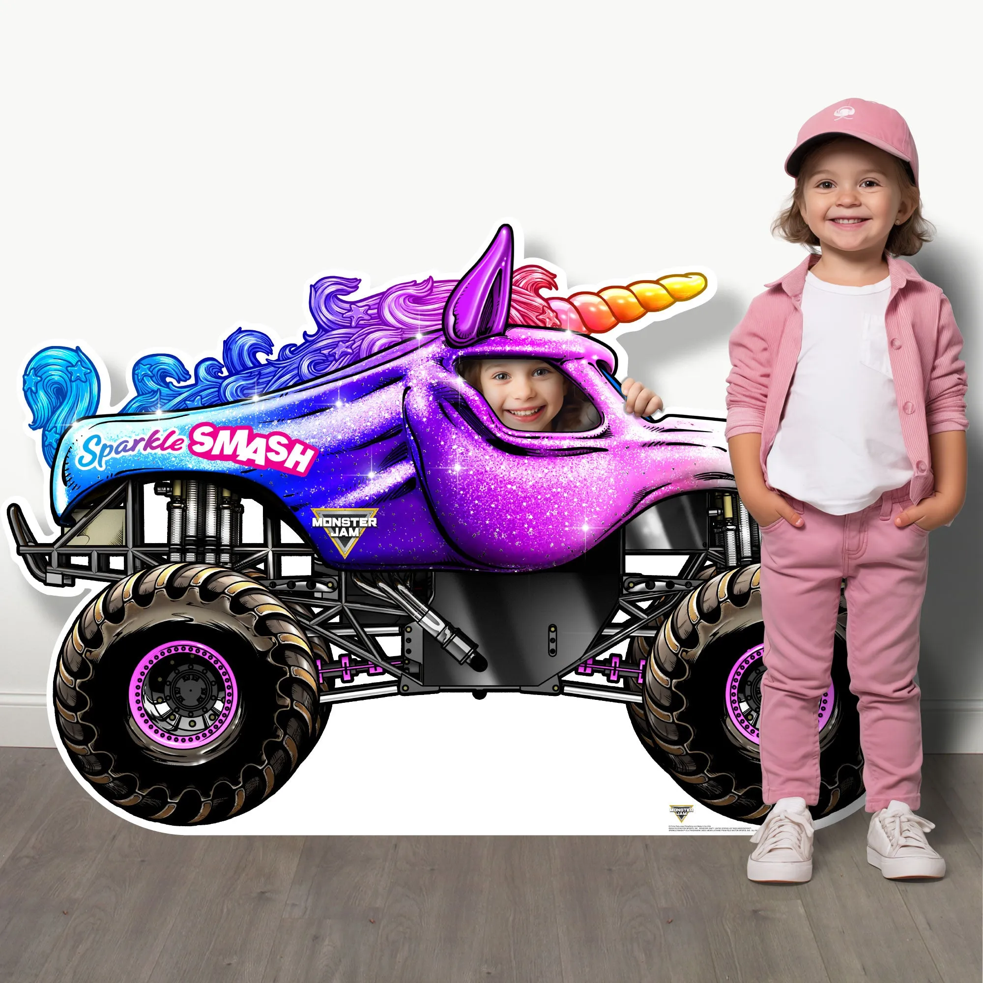 Sparkle Smash Cardboard Cutout
