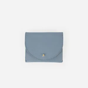 The Cardholder Faded Denim Micro Pebble