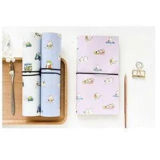 Themo Cat Story Boxed Multifunctional Business Card Storage Notebook Diary Handbook NP-H7TAY-313