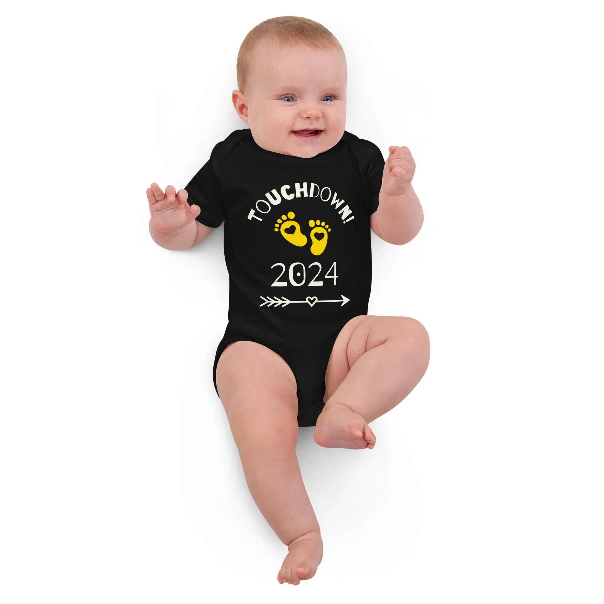 Touchdown, Organic cotton baby bodysuit