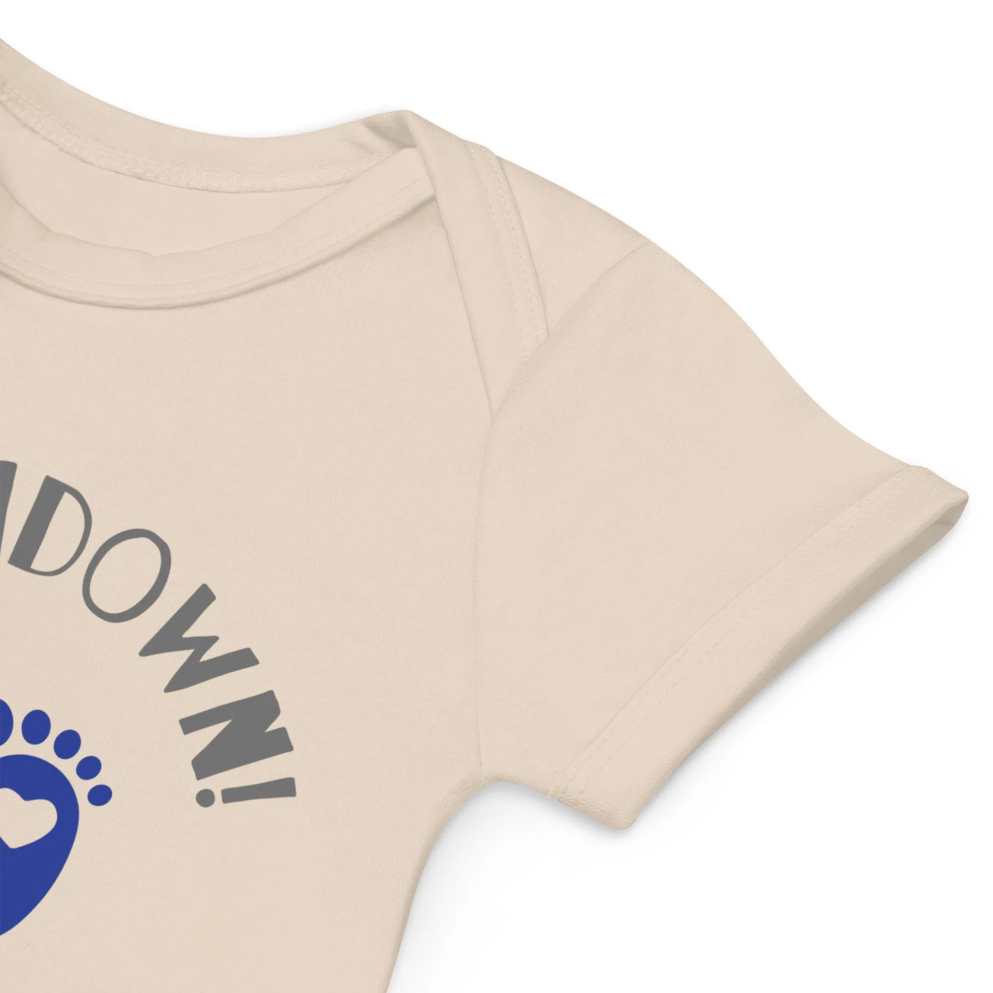 Touchdown, Organic cotton baby bodysuit