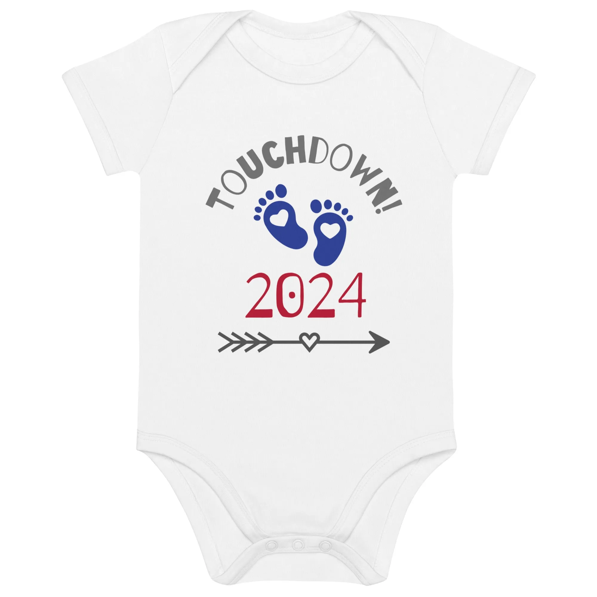 Touchdown, Organic cotton baby bodysuit