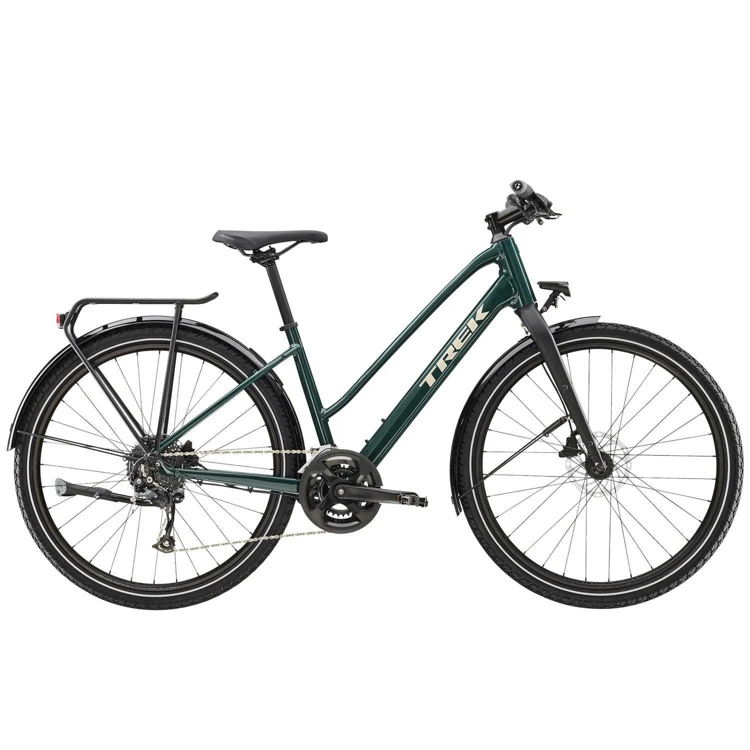 Trek Dual Sport 2 Equipped Stagger Gen 5 Hybrid Bike 2023