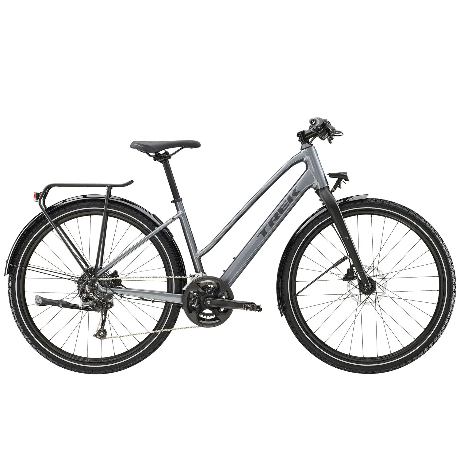 Trek Dual Sport 2 Equipped Stagger Gen 5 Hybrid Bike 2023