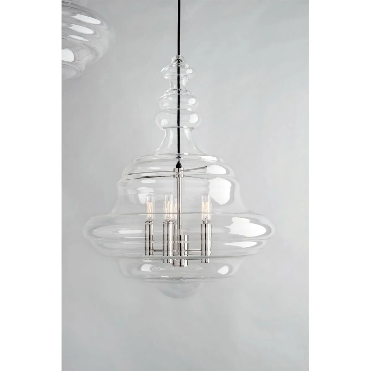Washington 20 in. 5 Lights Pendant Light Polished Nickel Finish