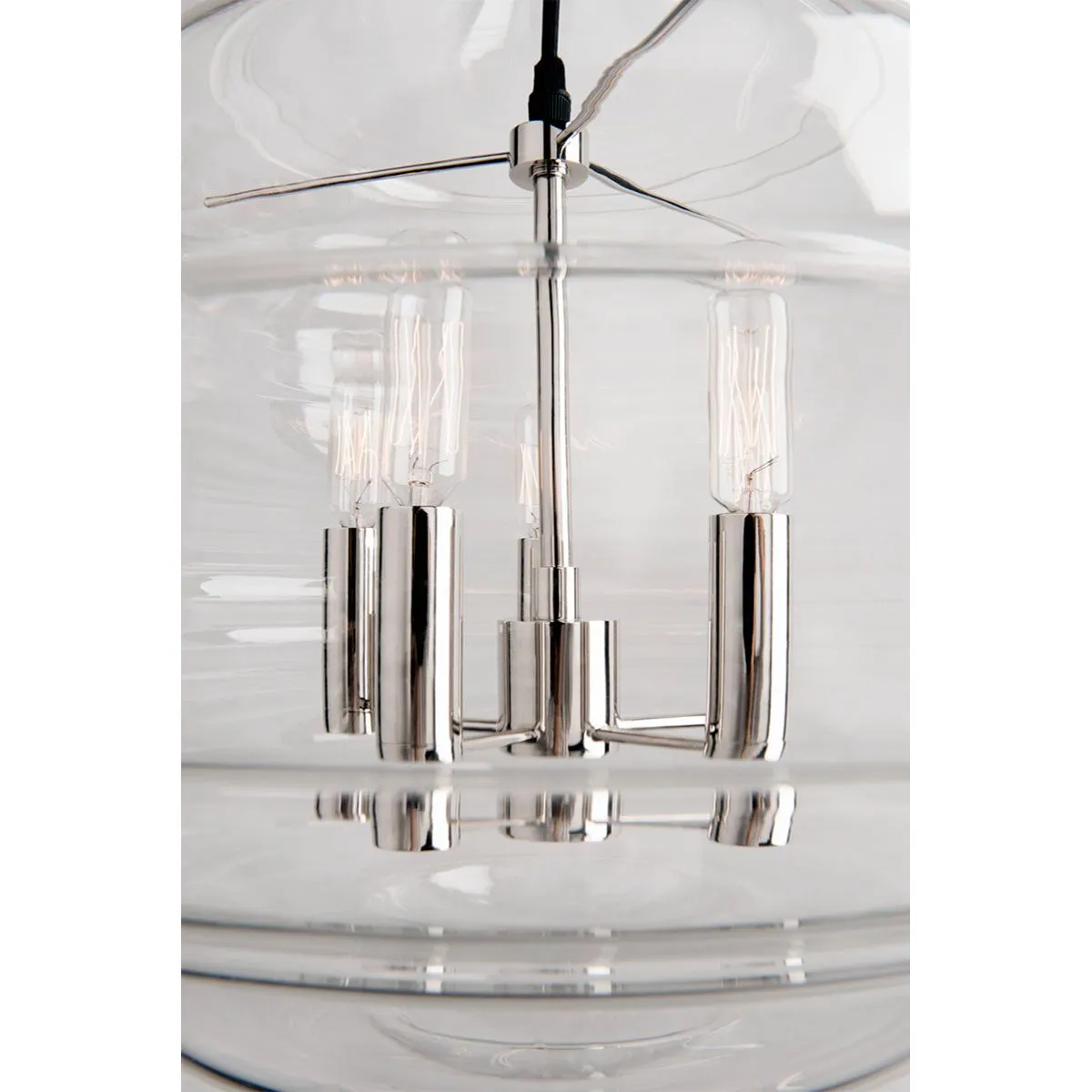 Washington 20 in. 5 Lights Pendant Light Polished Nickel Finish