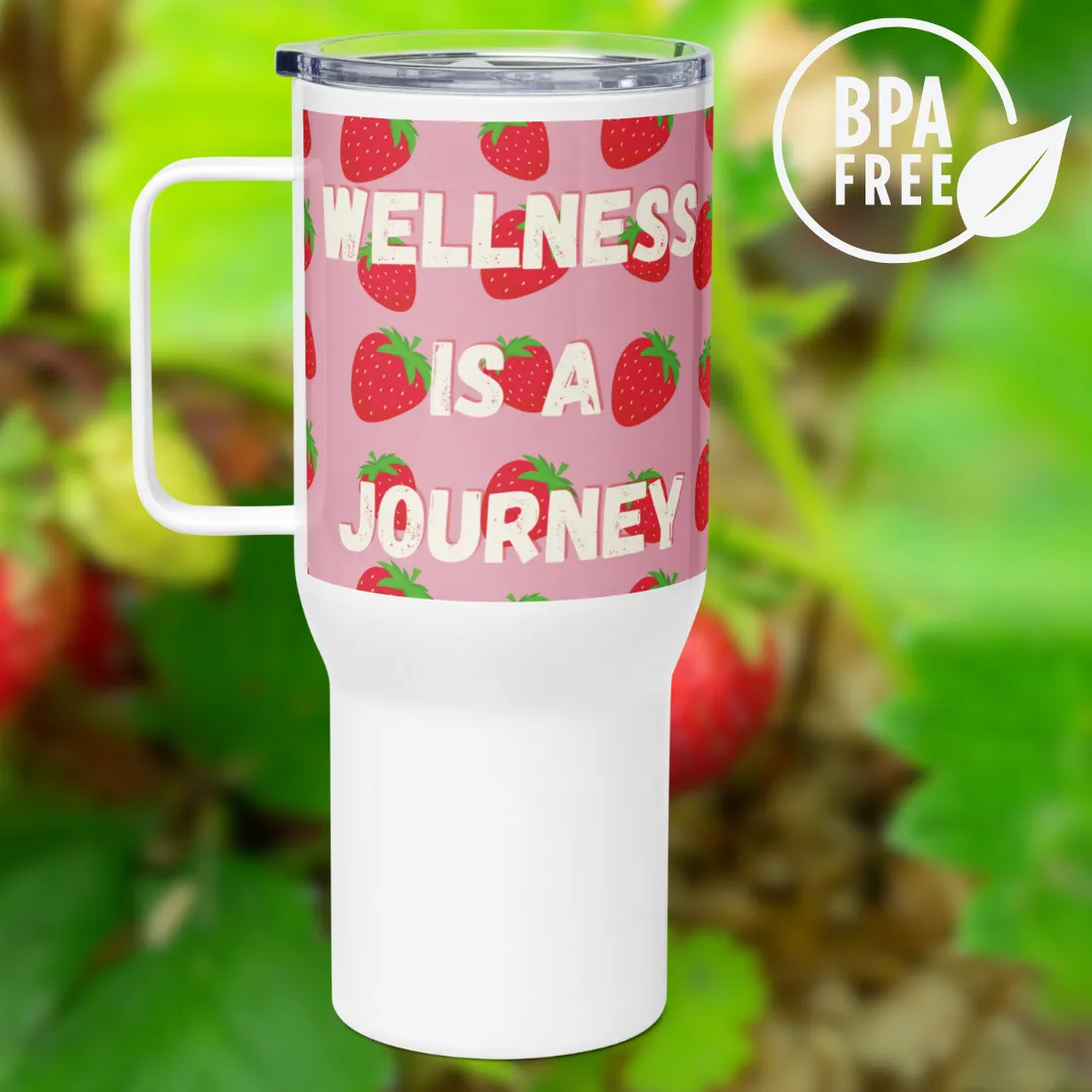 Wellness, Travel mug with a handle