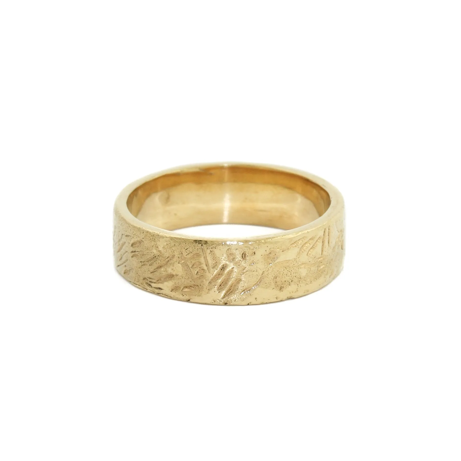 Yellow Gold x 6mm "Rebel" Cigar Band