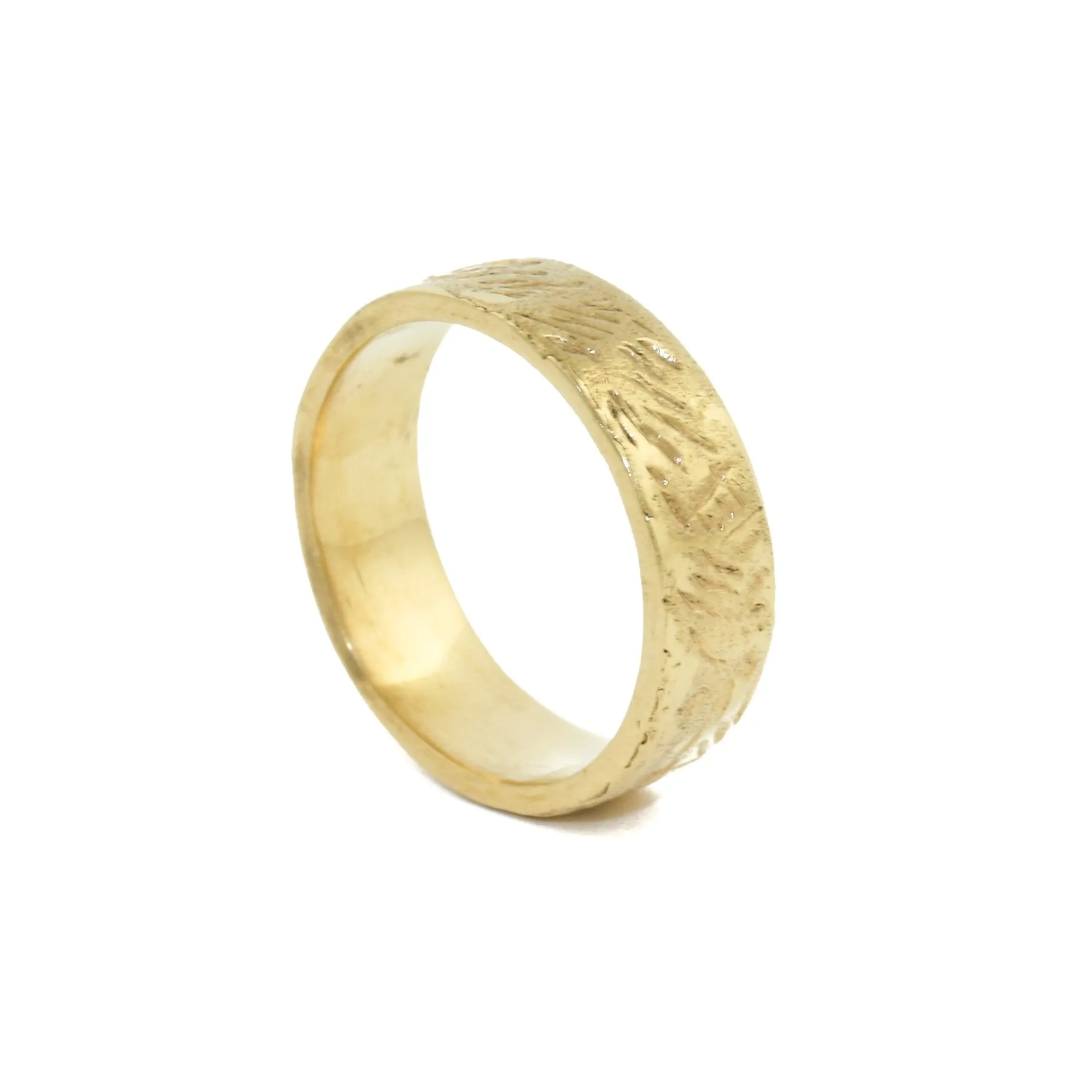 Yellow Gold x 6mm "Rebel" Cigar Band